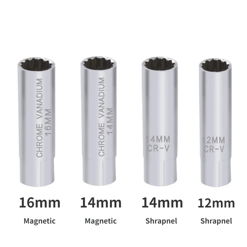 Spark Plug Socket Set - مفتاح ربط مغناطيسي لشمعات الإشعال، أداة