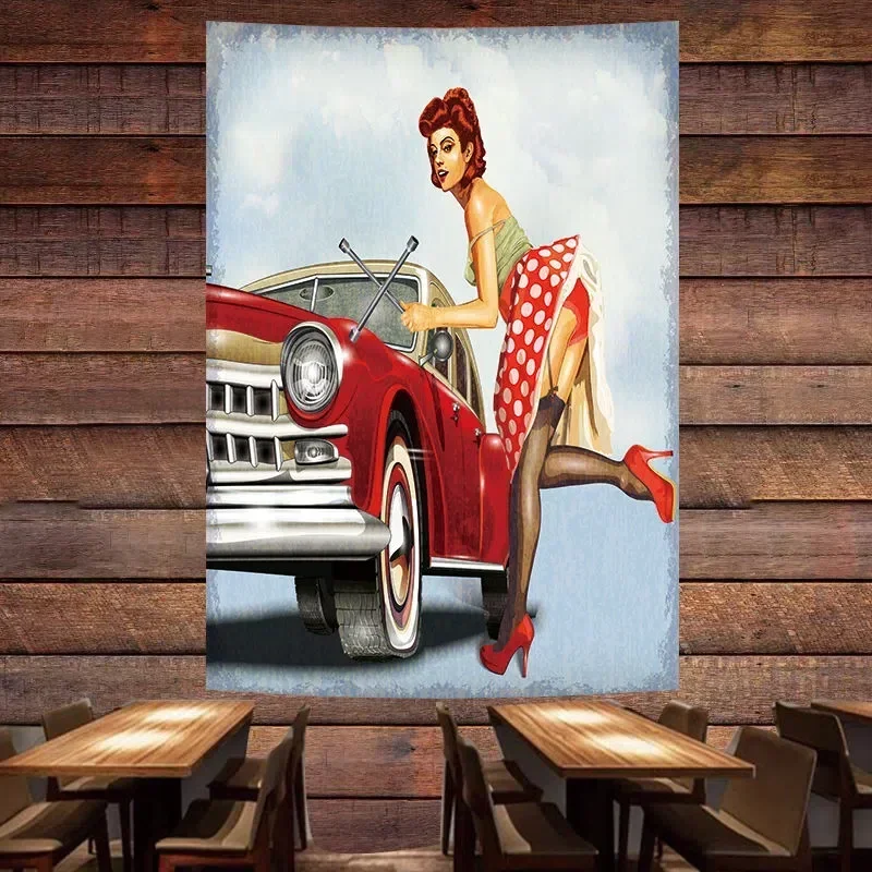 Auto Repair Shop Banners - لافتة ديكور جدارية لخدمة إصلاح السيارات