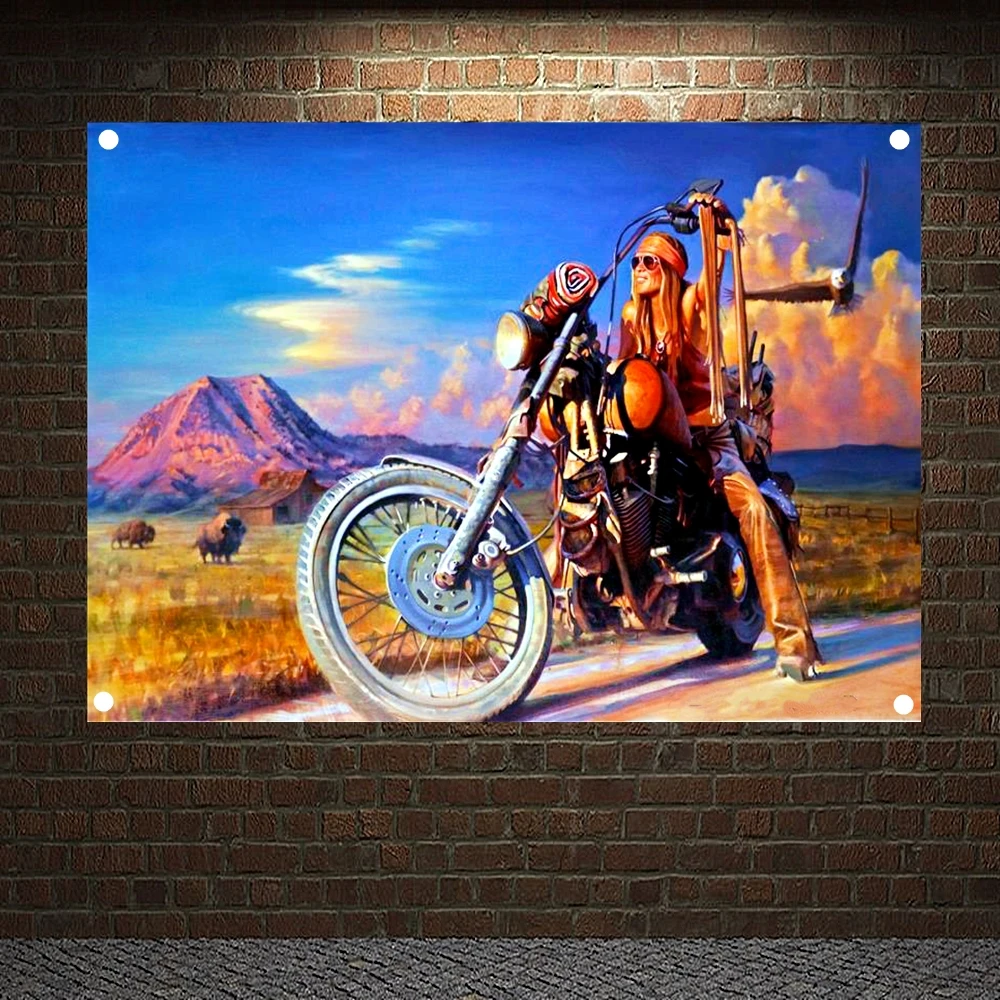 Auto Repair Shop Banners - النسر إيزي رايدر خمر ديكور راية
