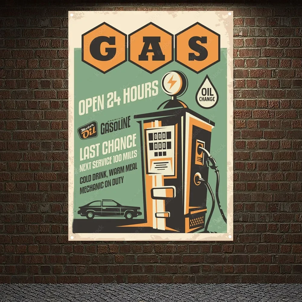 محطة الوقود المفتوحة 24 ساعة خ - مراجعة Auto Repair Shop Banners وسعره