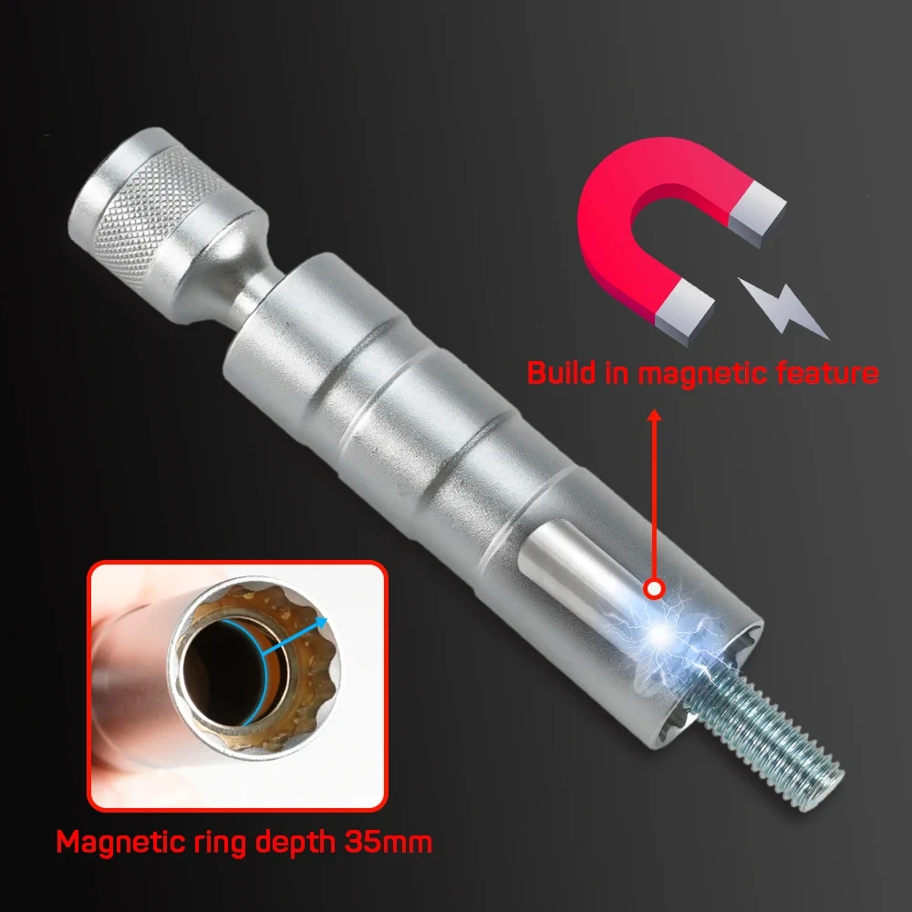 16 مللي متر مع المغناطيسي رقيق - مراجعة Spark Plug Socket Set وسعره