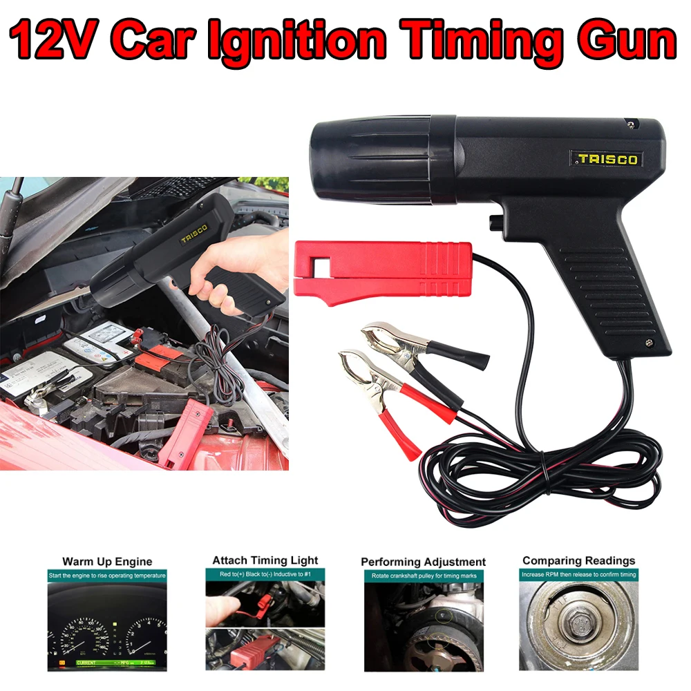 12 فولت سيارة الإشعال توقيت بن - مراجعة Timing Light Gun وسعره
