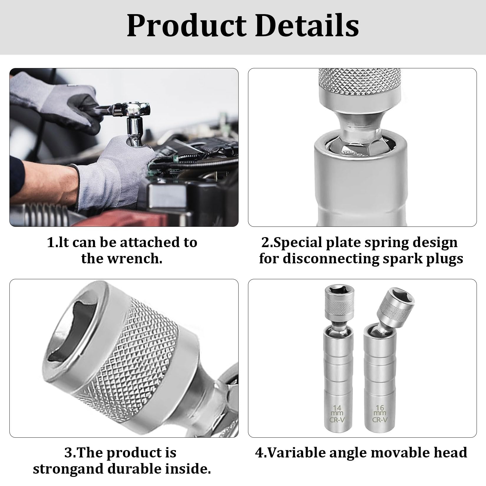 مجموعة مفاتيح ربط شرارة 14 مم  - مراجعة Spark Plug Socket Set وسعره