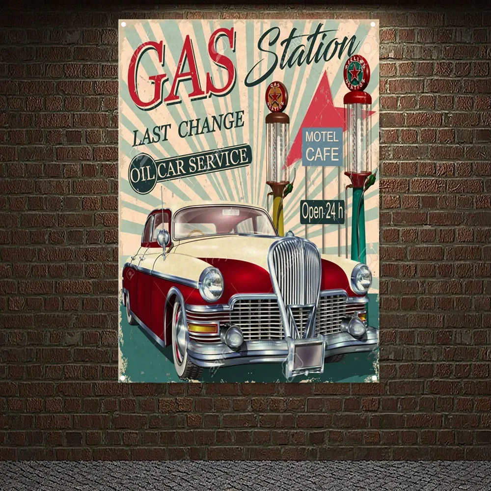 محطة الغاز المفتوحة 24 ساعة خد - مراجعة Auto Repair Shop Banners وسعره