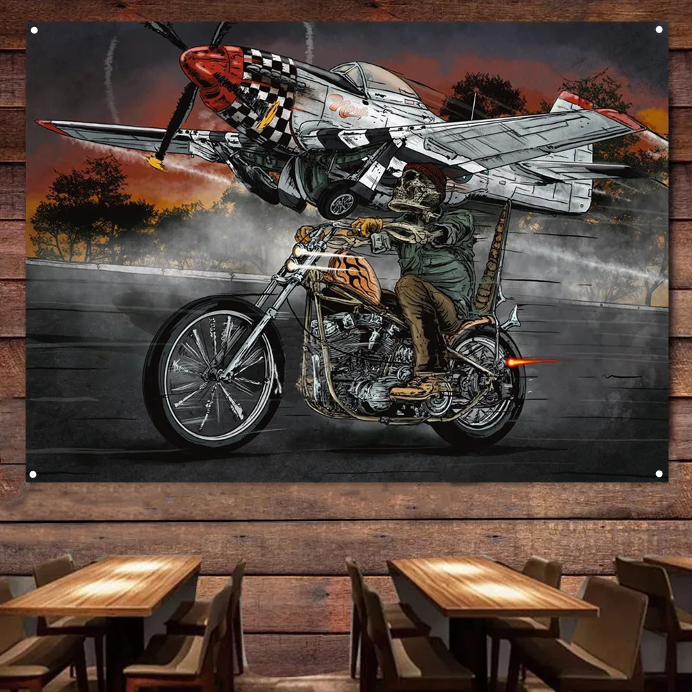 الدراجات النارية مقابل المقاتل - مراجعة Auto Repair Shop Banners وسعره