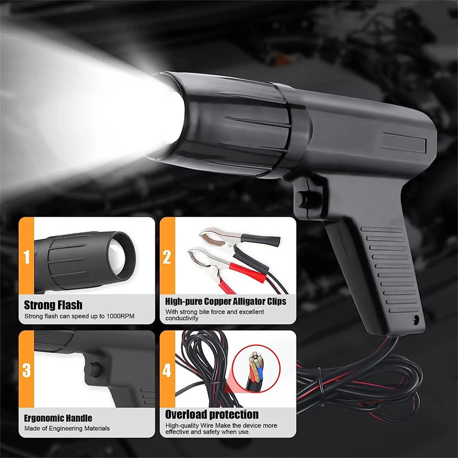12 فولت سيارة الإشعال توقيت بن - مراجعة Timing Light Gun وسعره
