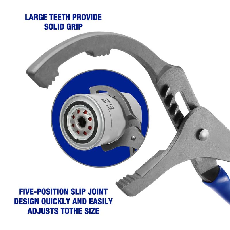 1 قطعة كماشة فلتر زيت 9/12 بوص - مراجعة Oil Filter Wrench وسعره